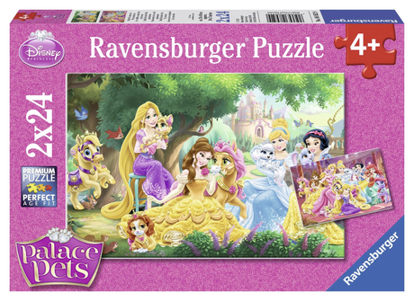 Ravensburger pusle 2x24 tk Printsesside parimad sõbrad 089529V