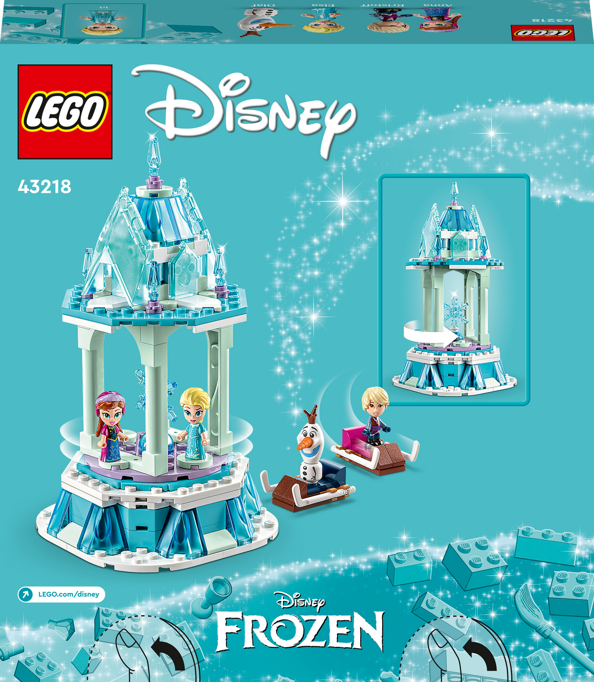 LEGO Disney Anna ja Elsa maagiline karussell 43218L