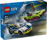 LEGO City Politseiauto ja muskelauto tagaajamine 60415L