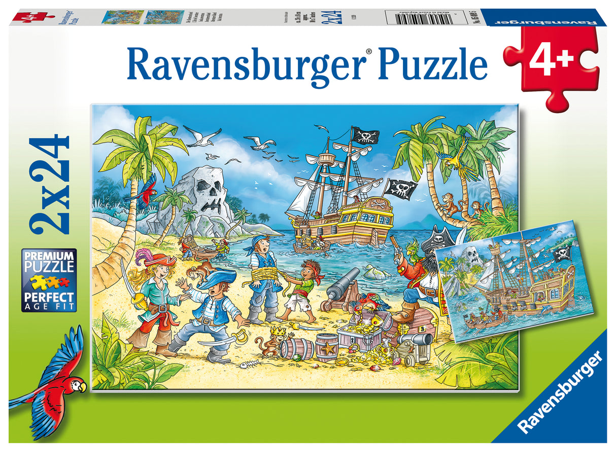 Ravensburger pusle 2x24 tk Piraadid 050895V