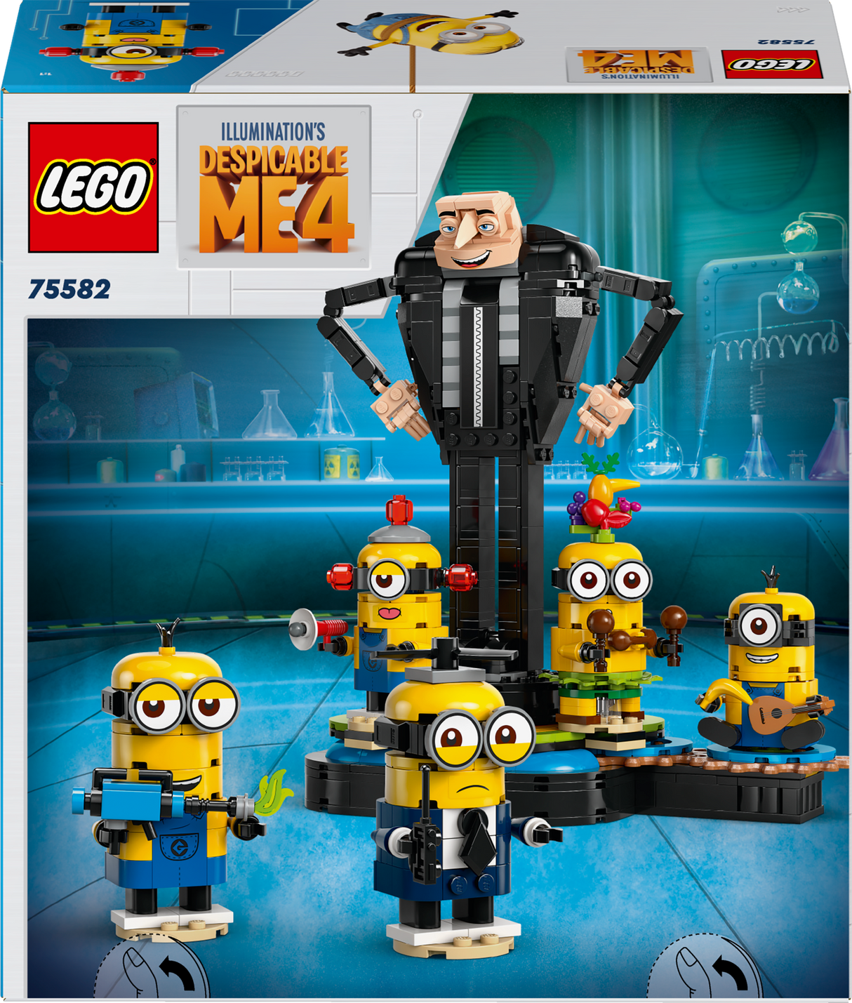 LEGO Minions Klotsidest kokkupandav Gru ja Käsilased 75582L