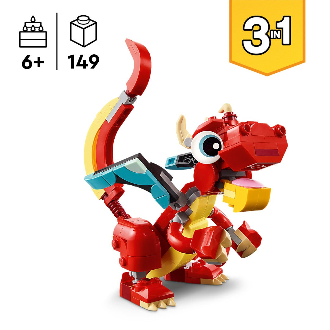 LEGO Creator Punane draakon 31145L