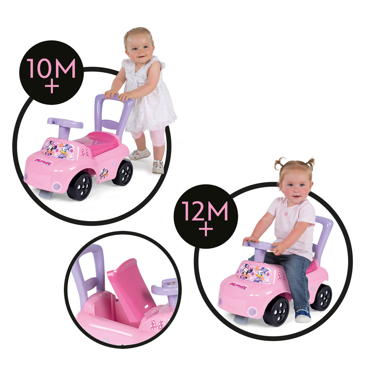 Smoby Pealeistutav auto Minnie 720532S