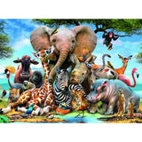 Ravensburger  pusle 300 tk Aafrika sõbrad 130757V