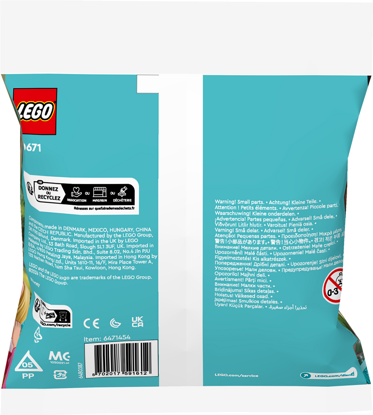 LEGO Disney Aurora metsa mänguväljak 30671L