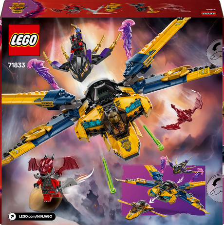 LEGO Ninjago Rasi ja Arini super stormi lennuk 71833L