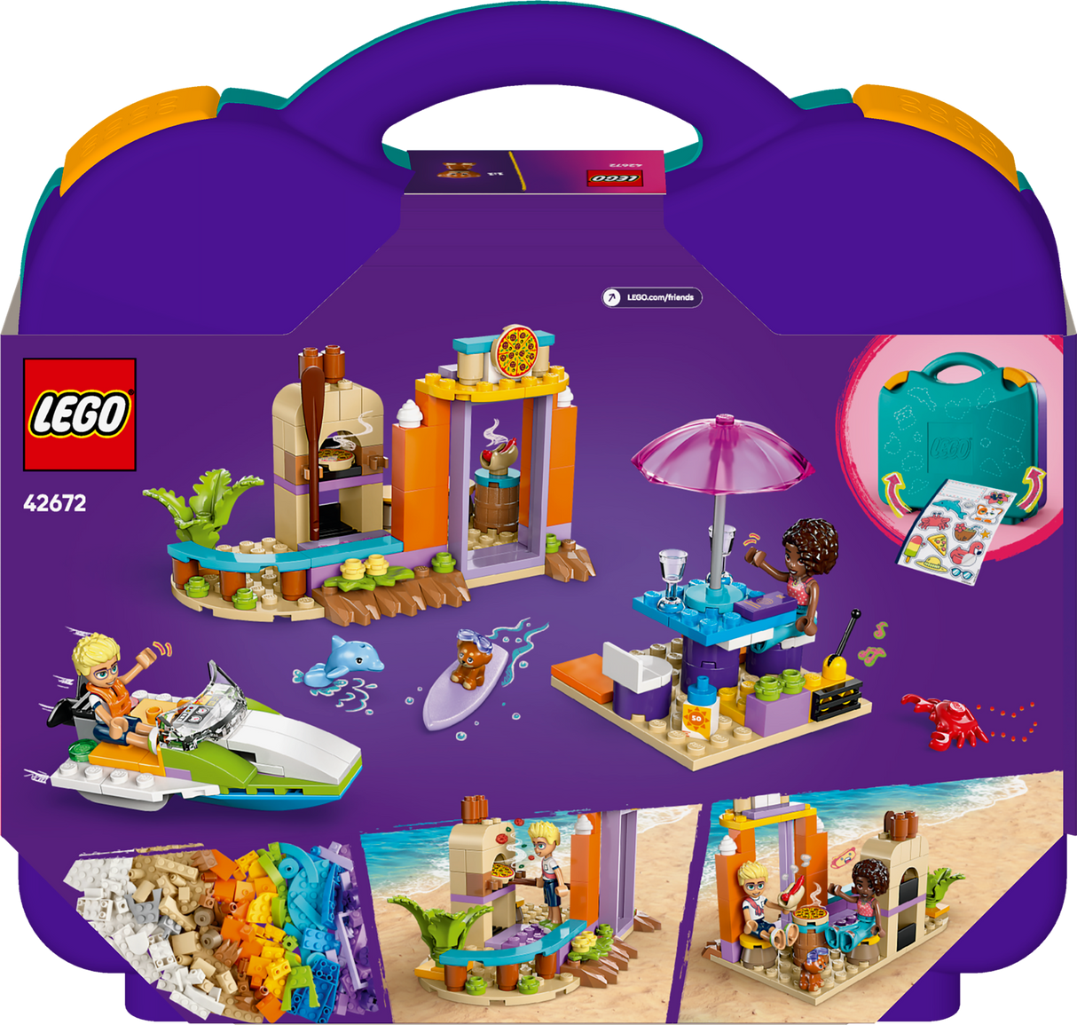 LEGO Friends Loominguline ranna- ja reisikohver 42672L