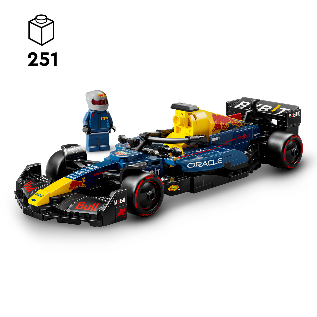 LEGO Speed Champions Oracle Red Bull Racing RB20 F1 võidusõiduauto 77243L