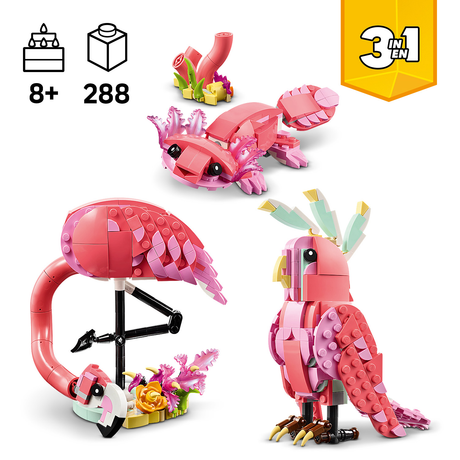 LEGO Creator metsloomad: roosa flamingo 31170L