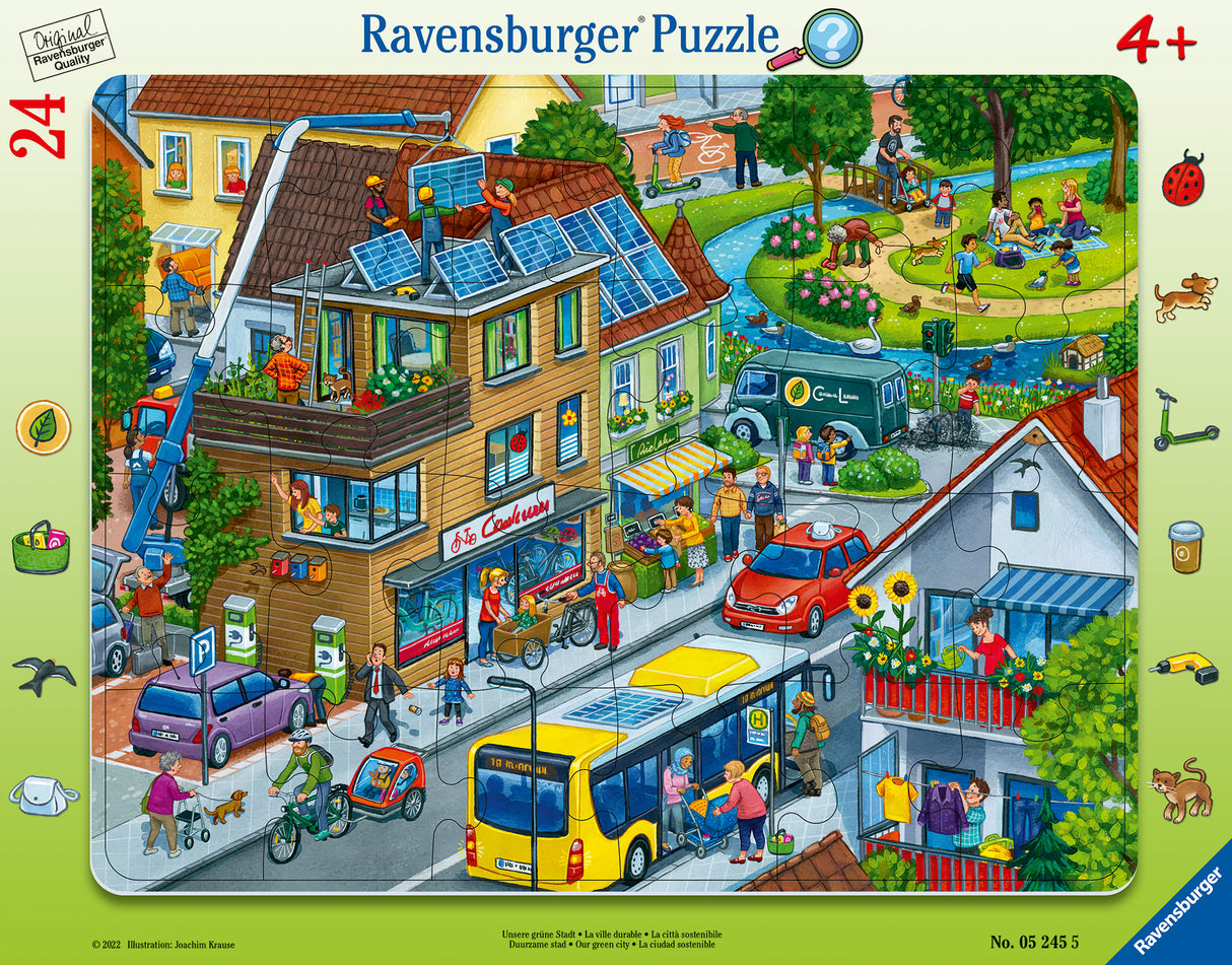 Ravensburger suur plaatpusle 24 tk Meie küla 052455V