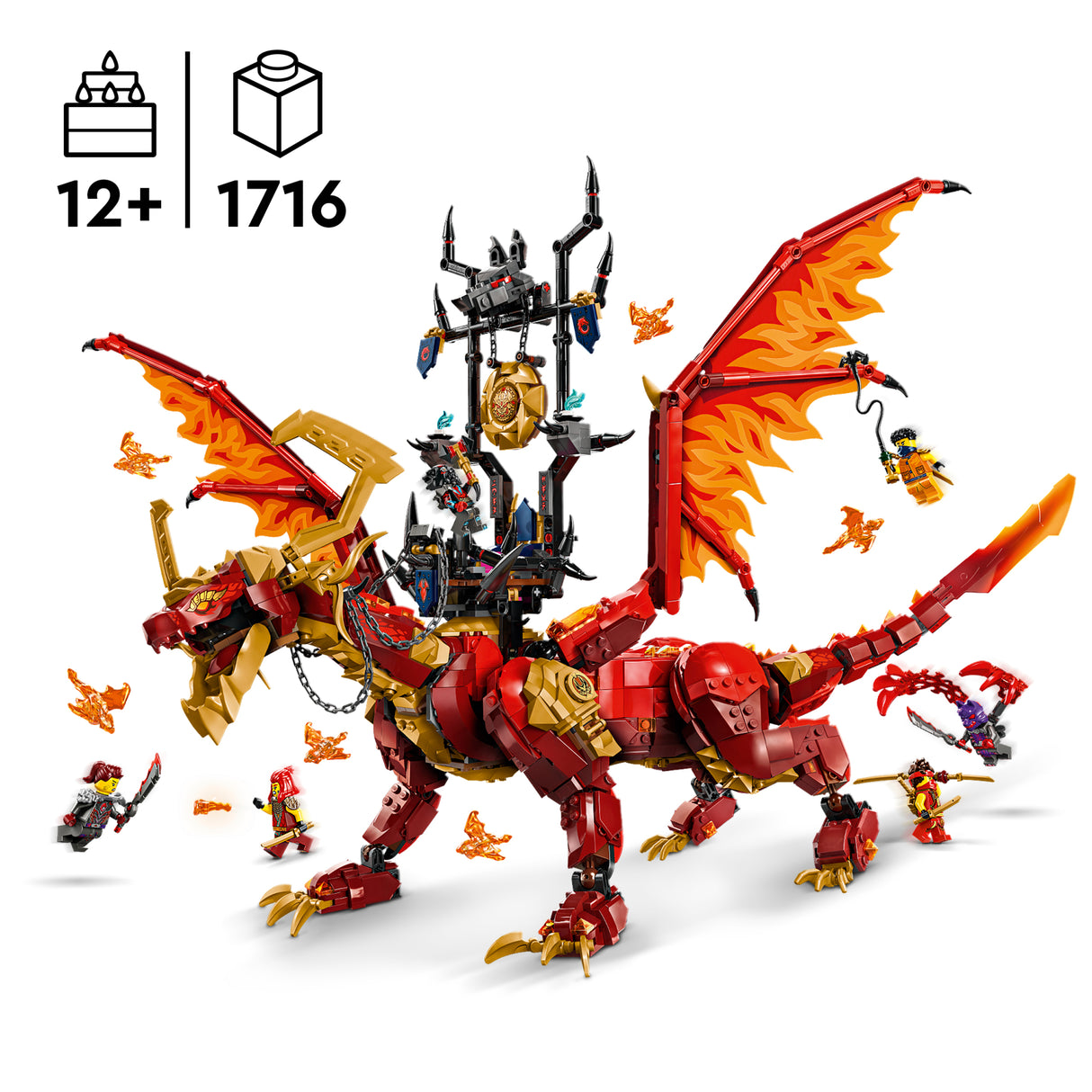 LEGO Ninjago Liikumise Allikadraakon 71822L