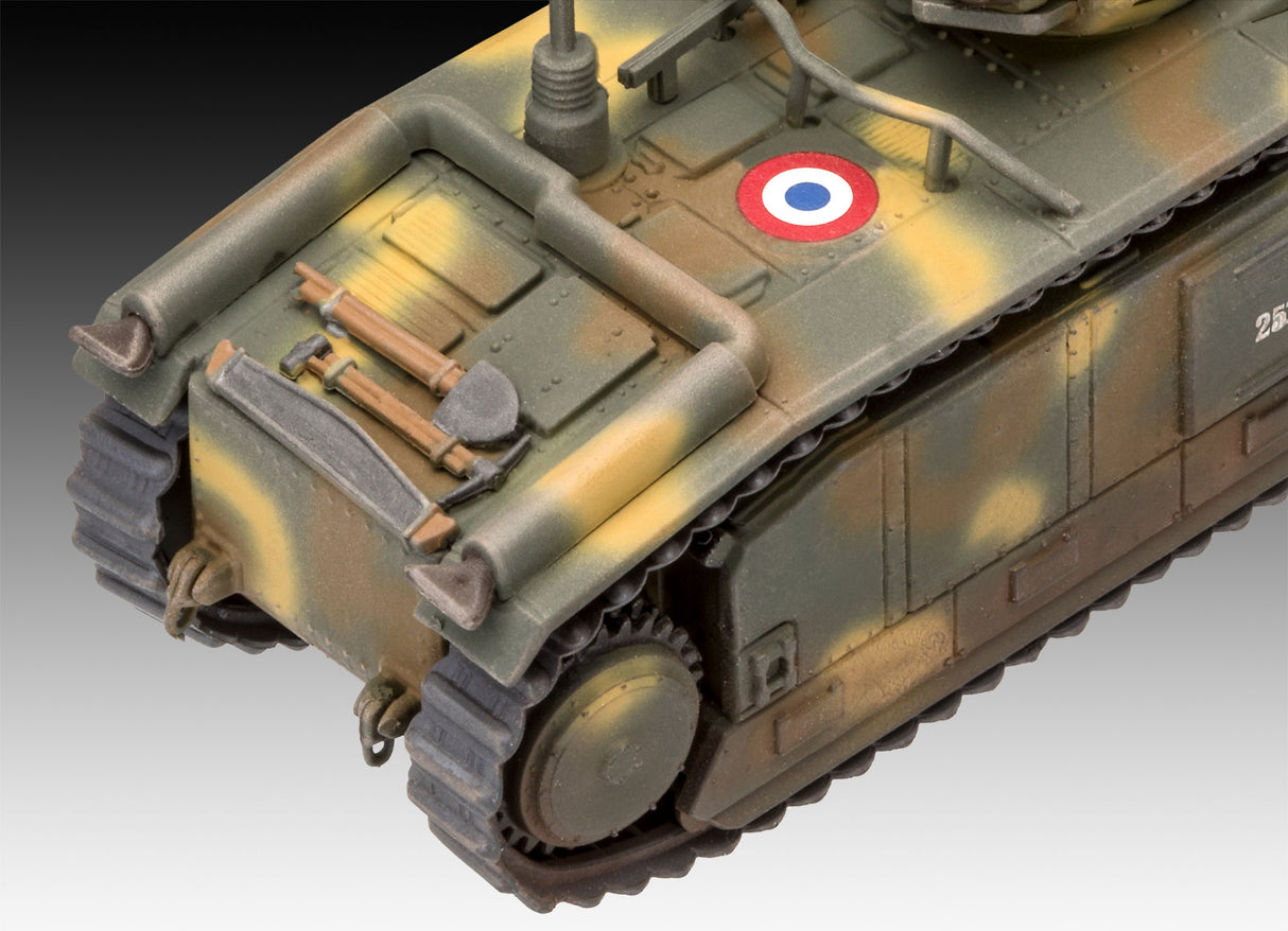 Revell liimitav mudel Char. B.1 bis & Renault FT.17 1:76 03278R