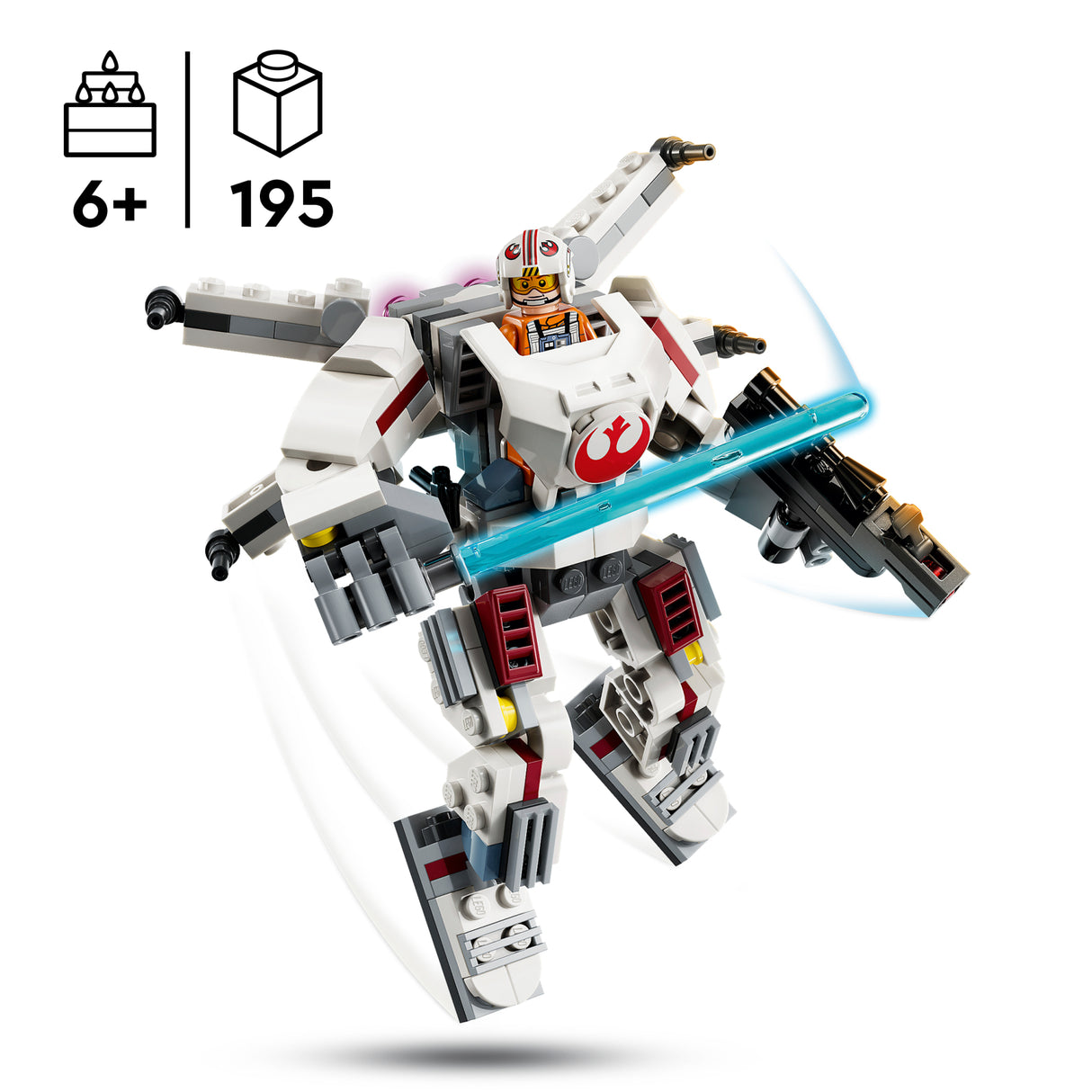 LEGO Star Wars Luke Skywalker X-Wingi robot 75390L