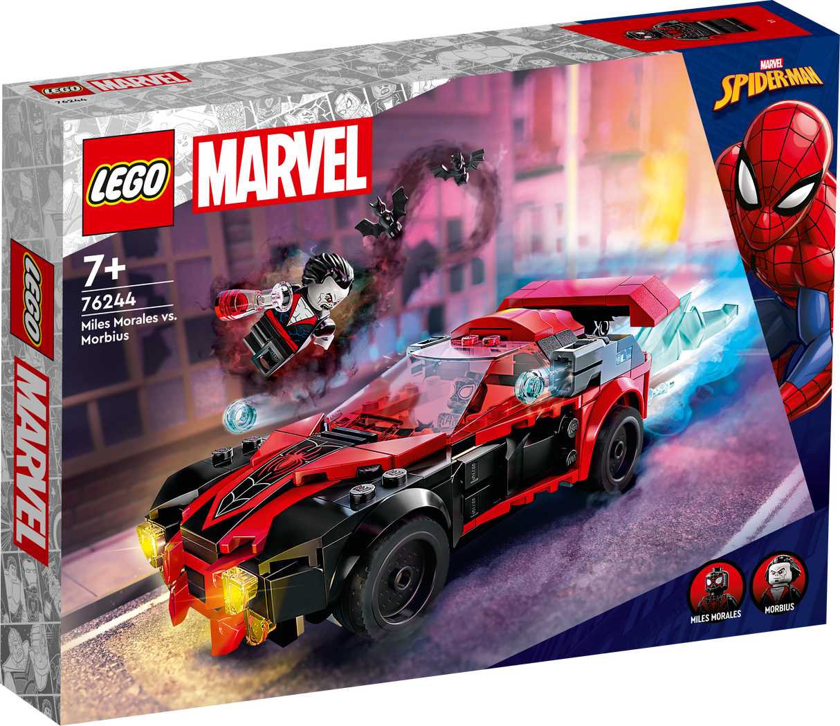 LEGO Super Heroes Miles Morales vs. Morbius 76244L