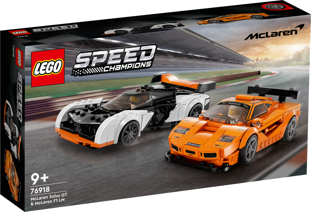 LEGO Speed Champions McLaren Solus GT ja McLaren F1 LM 76918L