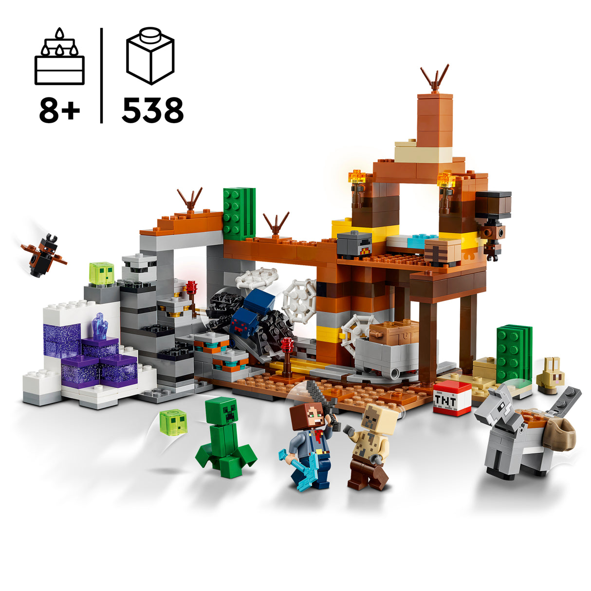 LEGO Minecraft Badlandi kaevandusšaht 21263L