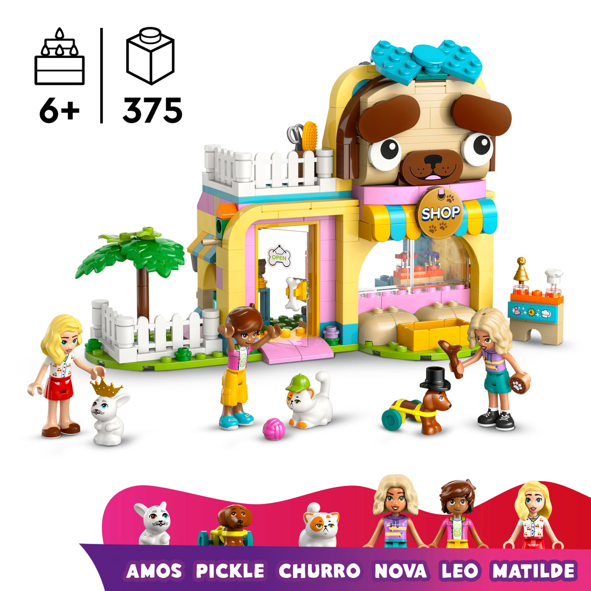 LEGO Friends Lemmikloomaaksessuaaride pood 42650L