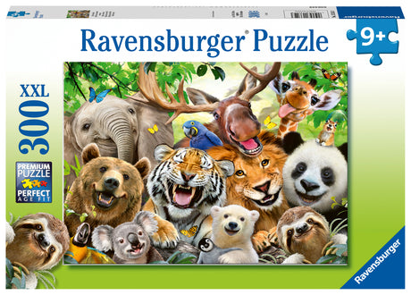 Ravensburger pusle 300 tk Eksootilise loomade selfi 133543V