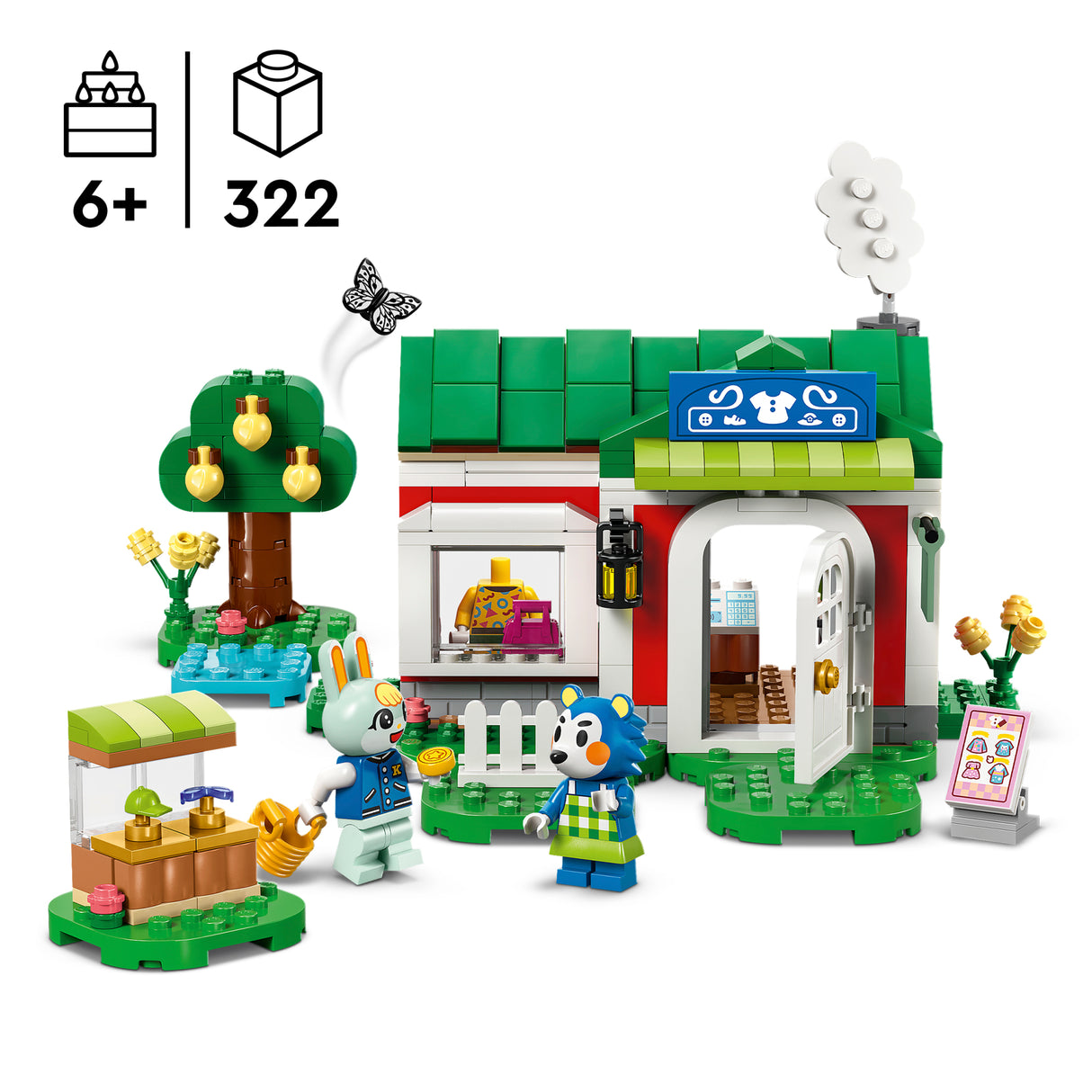 LEGO Animal Crossing Riidepood Able Sisters 77055L