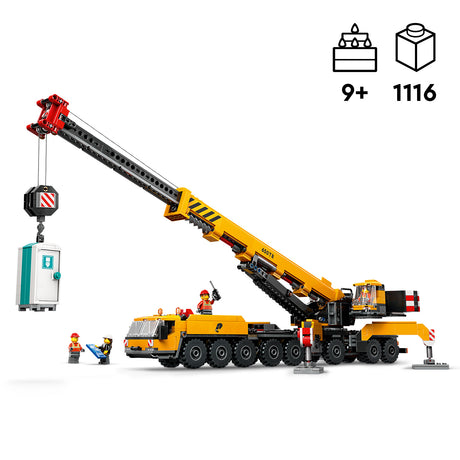 LEGO City Kollane liikuv ehituskraana 60409L