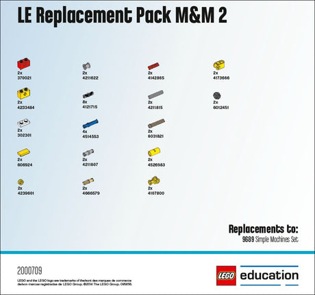 LEGO Education M&M asenduskomplekt 2 2000709L