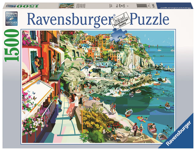 Ravensburger pusle 1500 tk romatika Cinque Terras 169535V