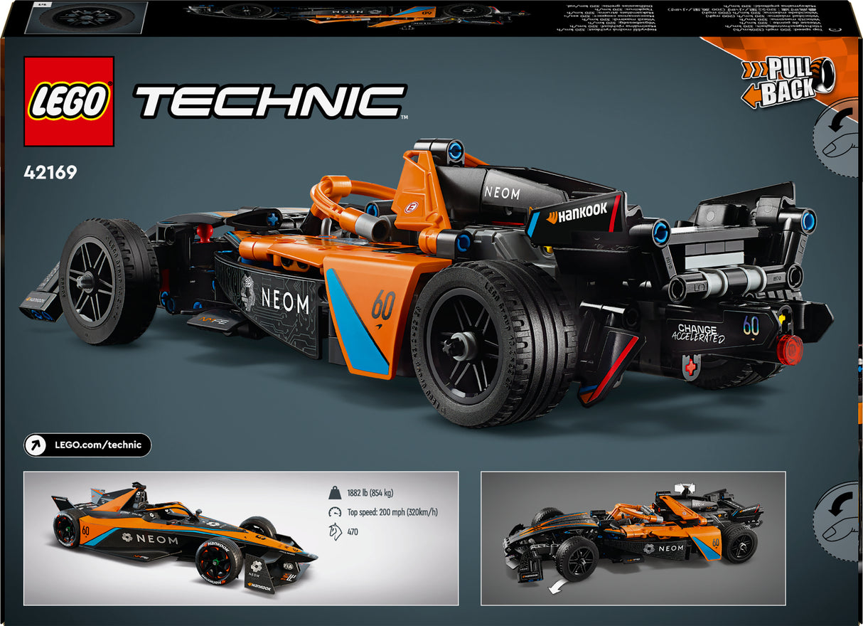 LEGO Technic NEOM McLaren Formula E Race Car 42169L