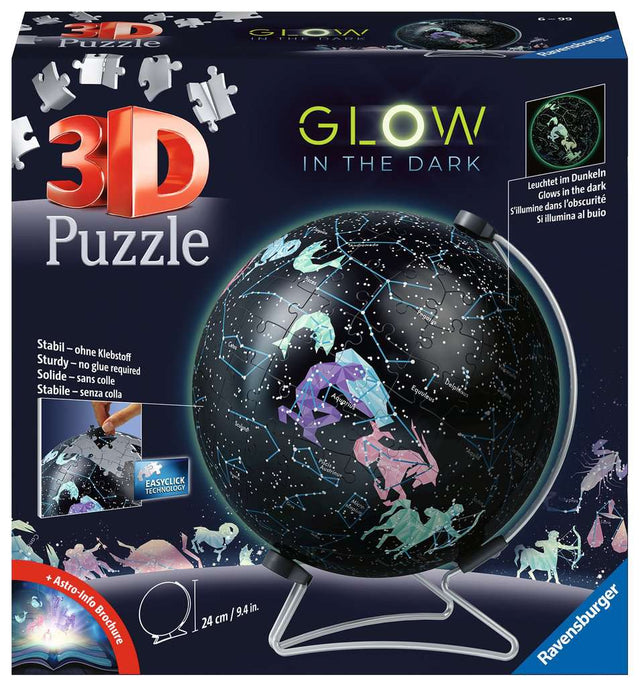 Ravensburger 3D puslepall pimedas helendav 180 tk Astroloogia 115440V