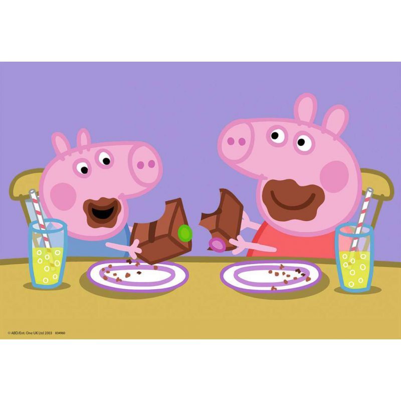 Ravensburger pusle 2x24 tk Põrsas Peppa koolis
 090822V