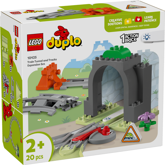 LEGO DUPLO Rongitunneli ja -rööbaste laienduskomplekt 10425L