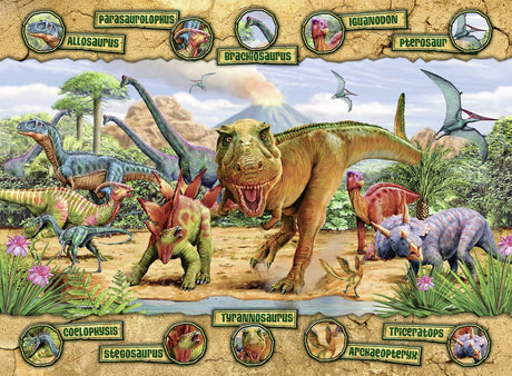 Ravensburger pusle 100 tk Dinosaurused koos
 106097V