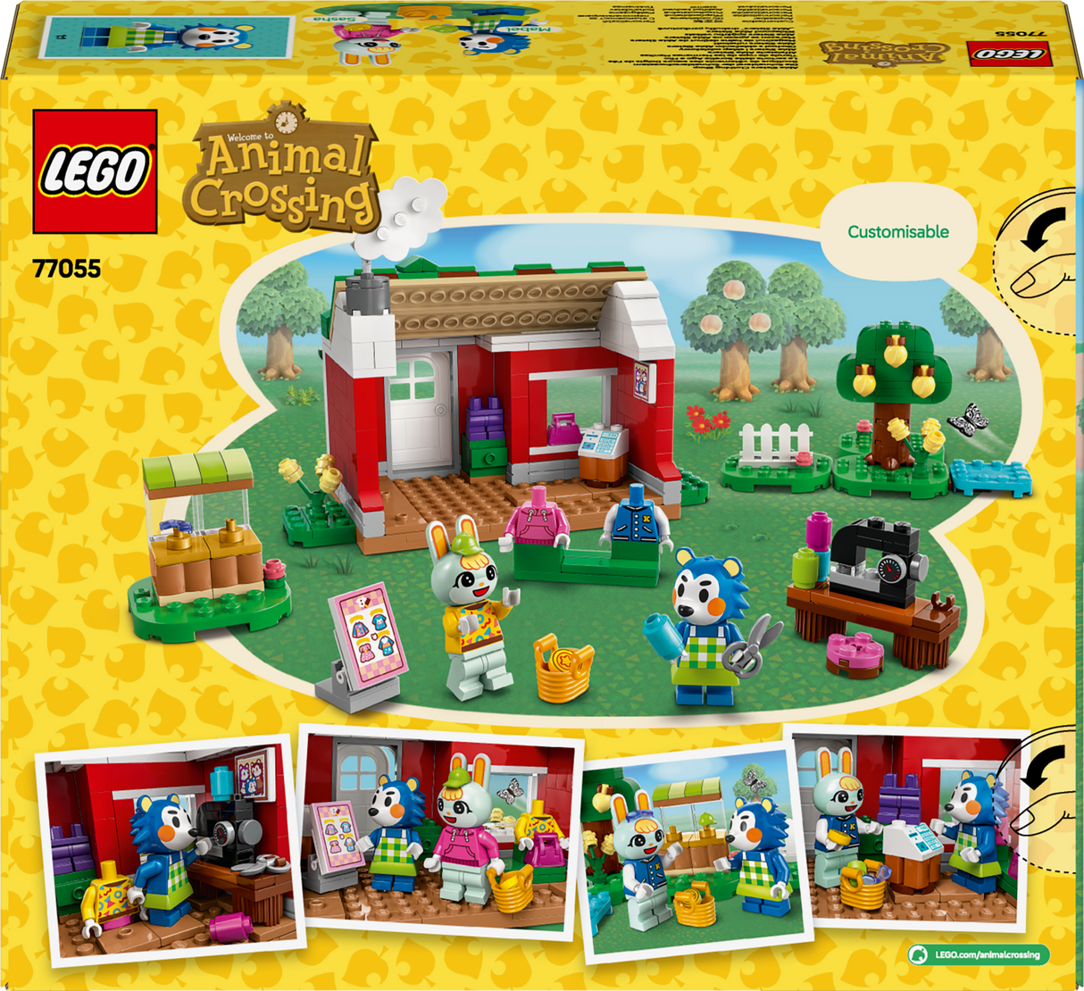 LEGO Animal Crossing Riidepood Able Sisters 77055L