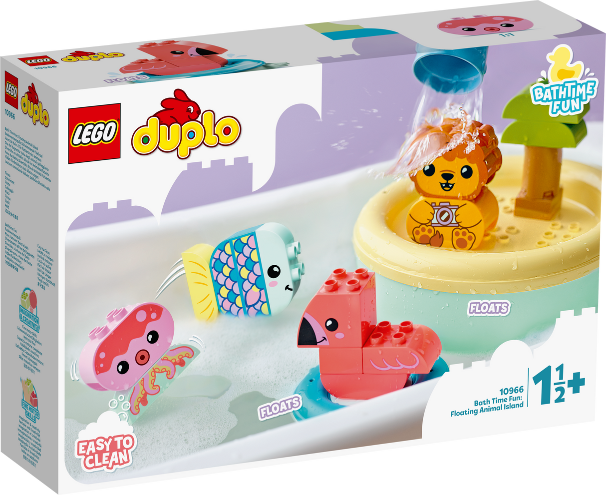 LEGO DUPLO vannimänguasi Ujuv loomade saar 10966L