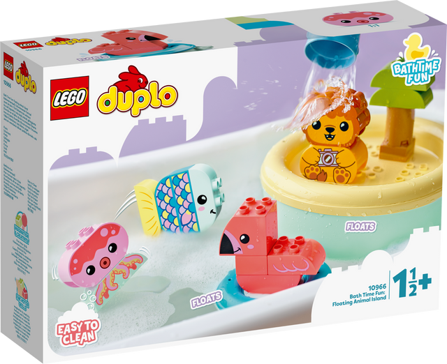 LEGO DUPLO vannimänguasi Ujuv loomade saar 10966L