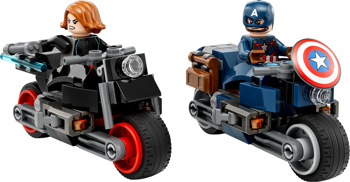 LEGO Super Heroes Musta Lese ja Kapten Ameerika mootorrattad 76260L