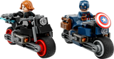 LEGO Super Heroes Musta Lese ja Kapten Ameerika mootorrattad 76260L