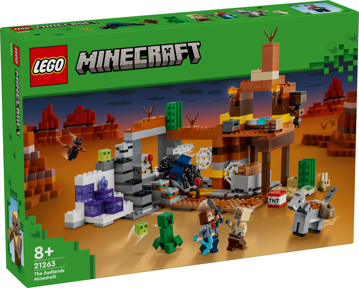 LEGO Minecraft Badlandi kaevandusšaht 21263L