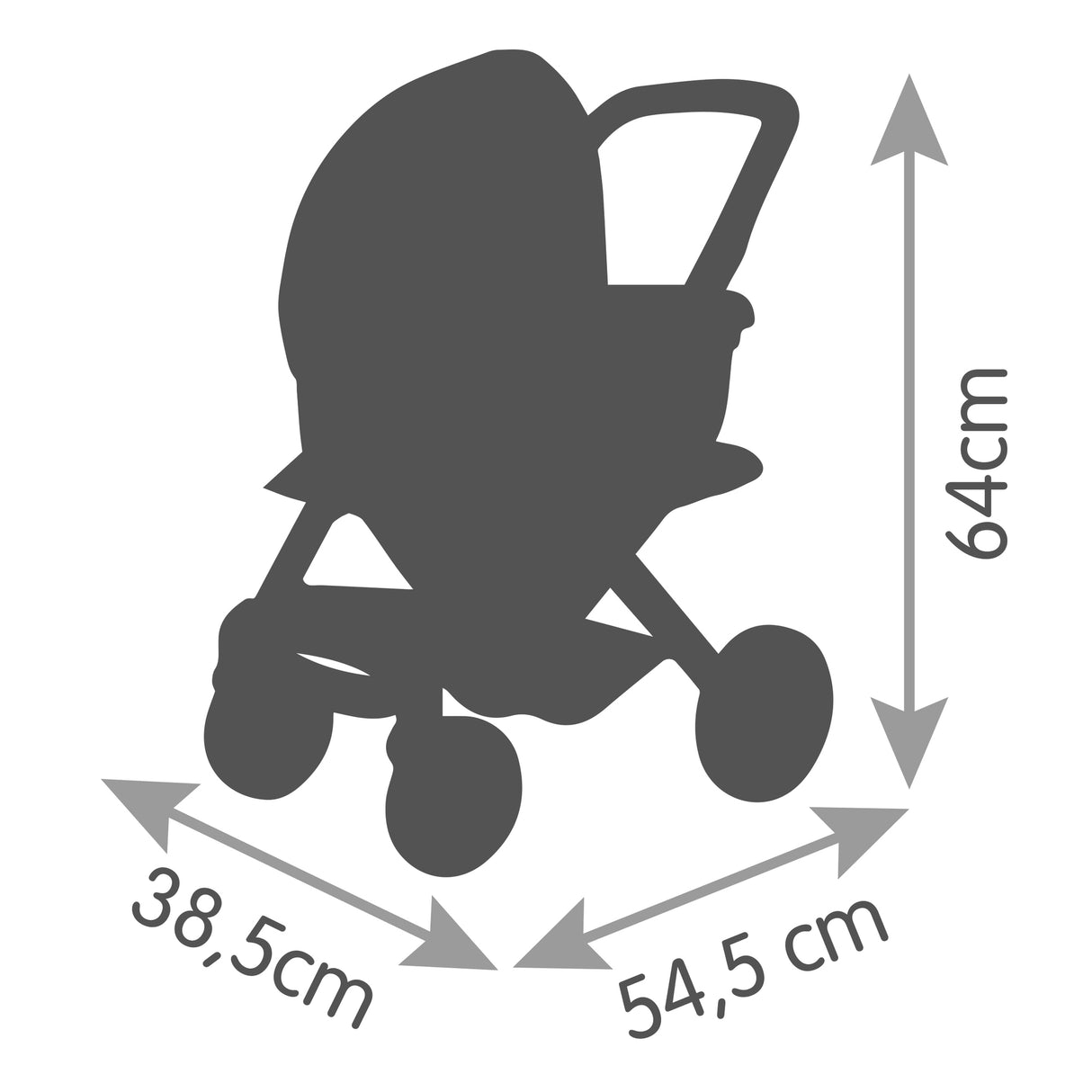 Smoby Maxi-Cosi nukuvankri komplekt 3in1 253120S