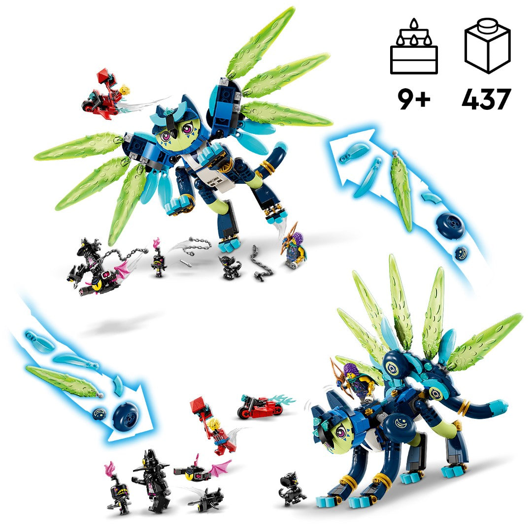 LEGO DREAMZZZ Zoey Ja kass-öökull Zian 71476L