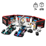 LEGO City F1 garaaž, Mercedes-AMG ja Alpine autod 60444L