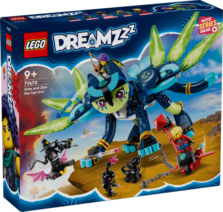 LEGO DREAMZZZ Zoey Ja kass-öökull Zian 71476L