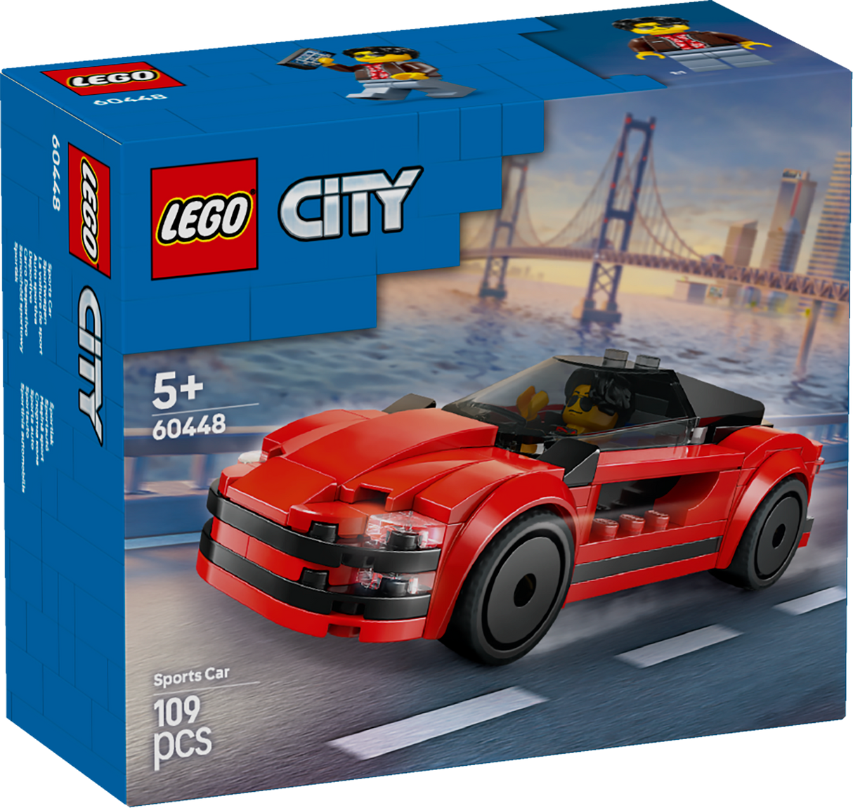 LEGO City Punane sportauto 60448L