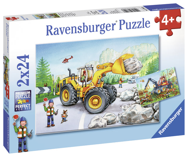 Ravensburger pusle 2x24 tk Traktorid 078028V