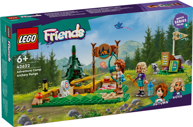 LEGO Friends Seikluslaagri vibulaskmisrada 42622L