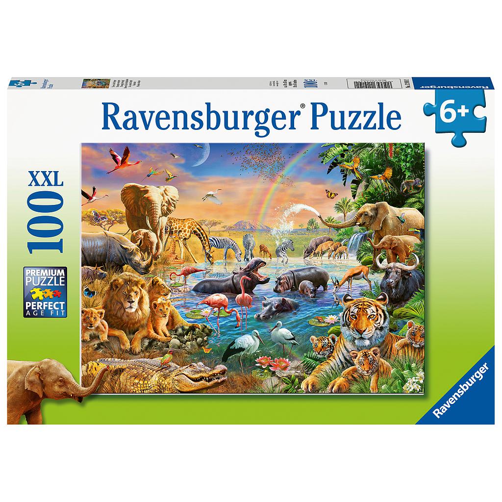 Ravensburger pusle 100 tk Loomad vee ääres 129102V