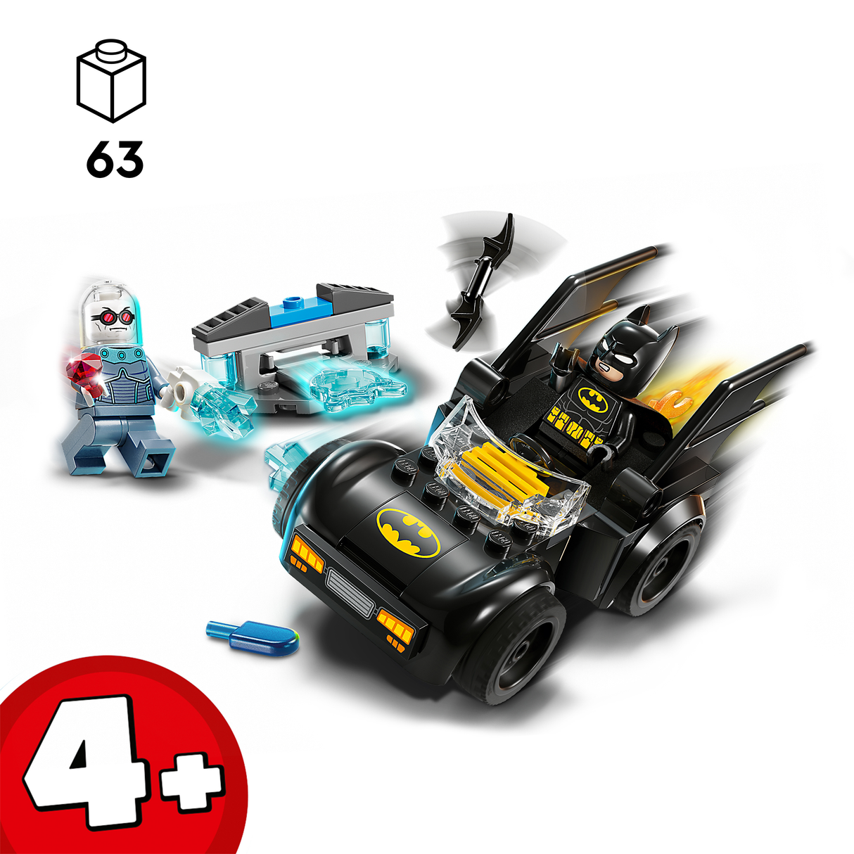 LEGO Super Heroes Batman ja Batmobile VS. Mr Freeze 76301L