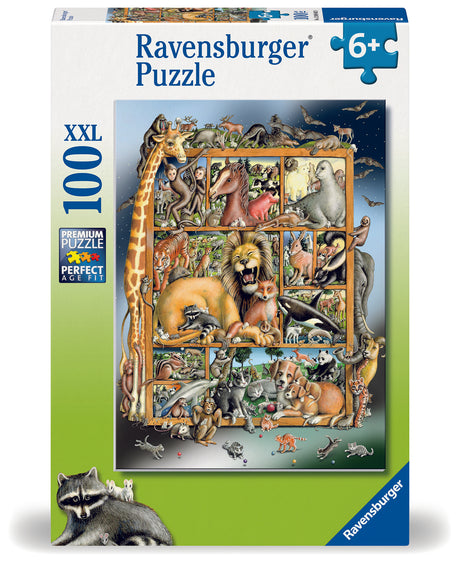 Ravensburger pusle 100 tk Loomad pildiraamil 12000862V