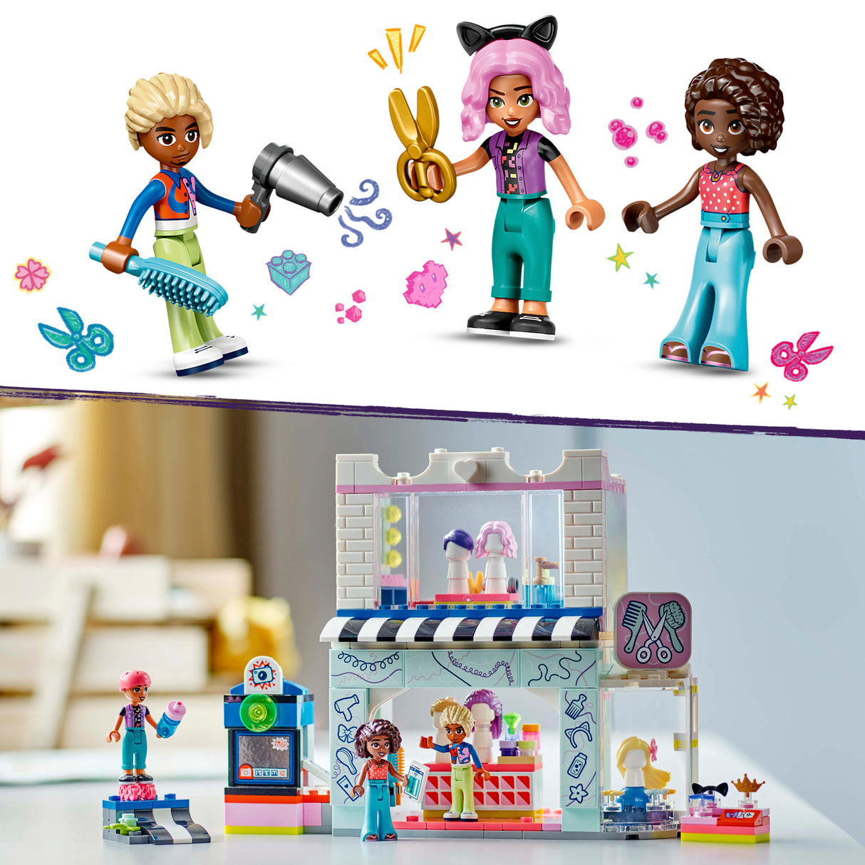 LEGO Friends Juuksurisalong ja aksessuaaride pood 42662L