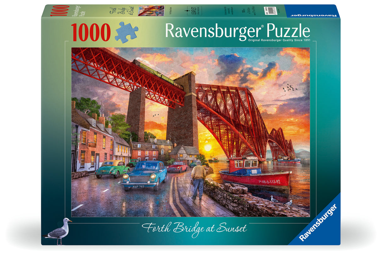 Ravensburger pusle 1000 tk Forthi sild päikeseloojangul
 12000125V