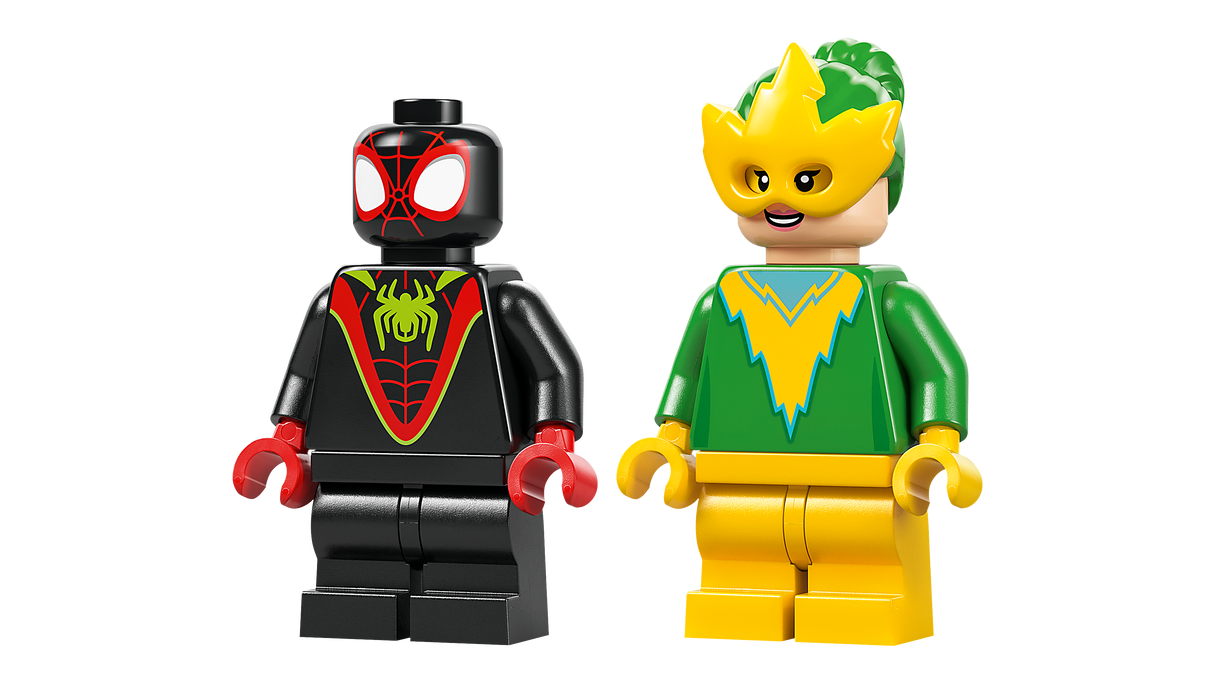 LEGO Spidey Spini ja Electro dinosaurusesõidukite tagaajamine 11198L